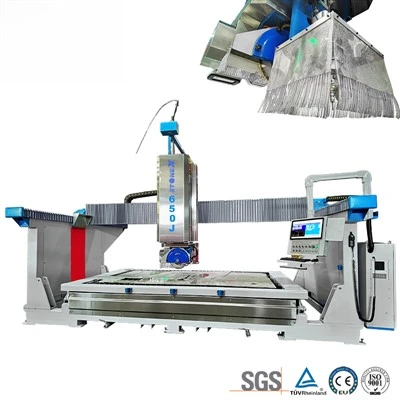 เลื่อยสะพาน CNC พร้อมเครื่องตัดวอเตอร์เจ็ท